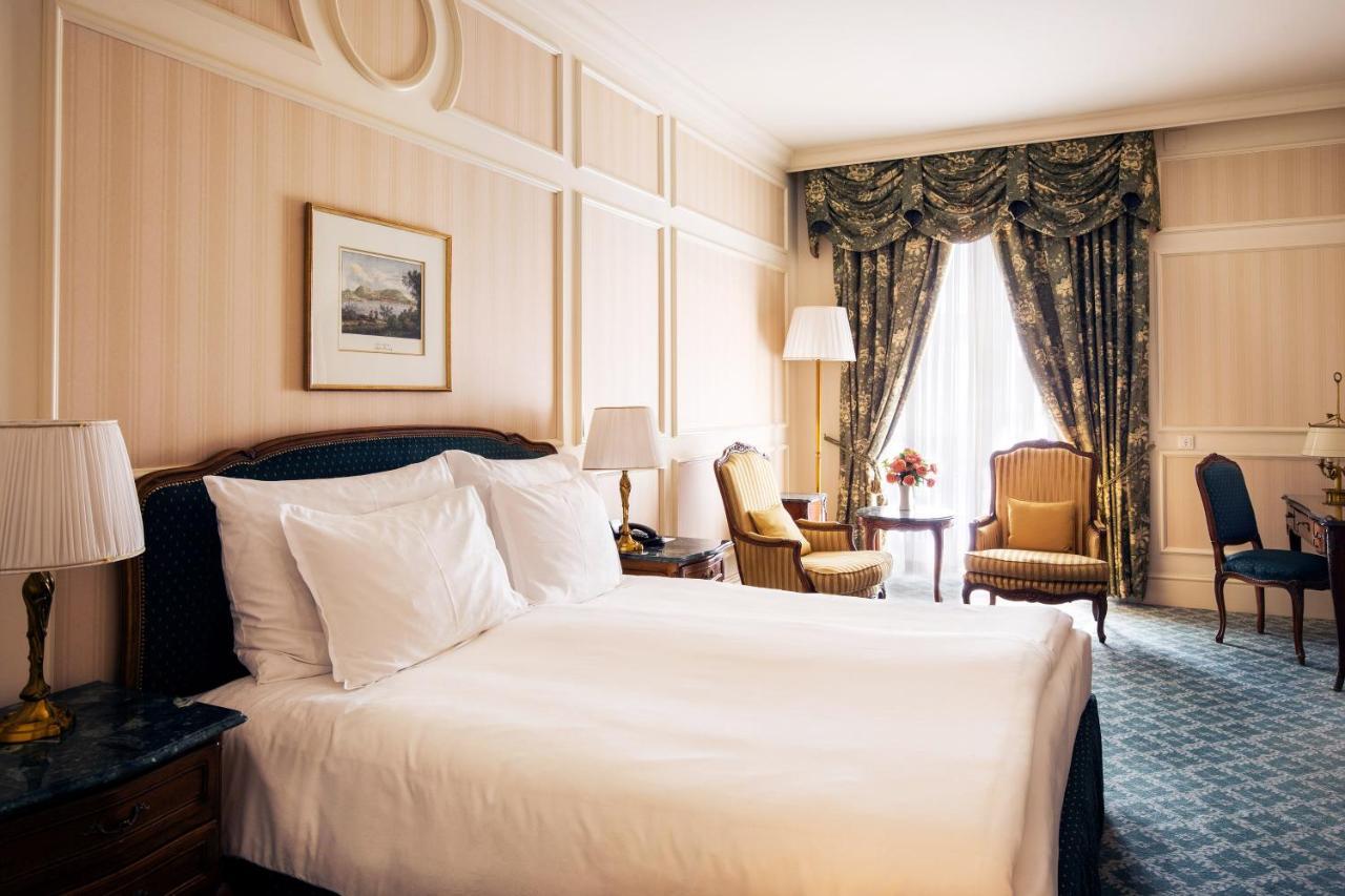 Grand Hotel Wien Bagian luar foto A room at the hotel